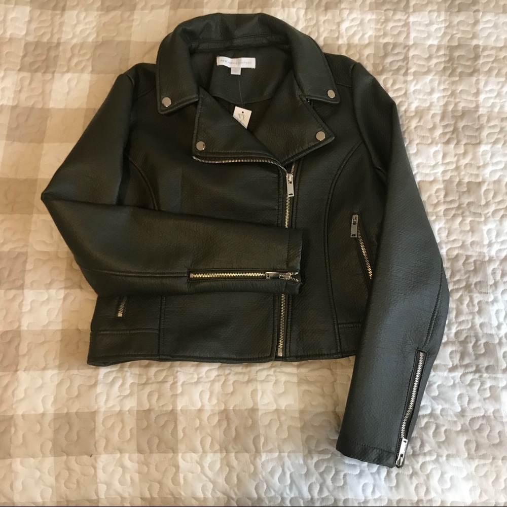 NY&C Faux Leather Jacket